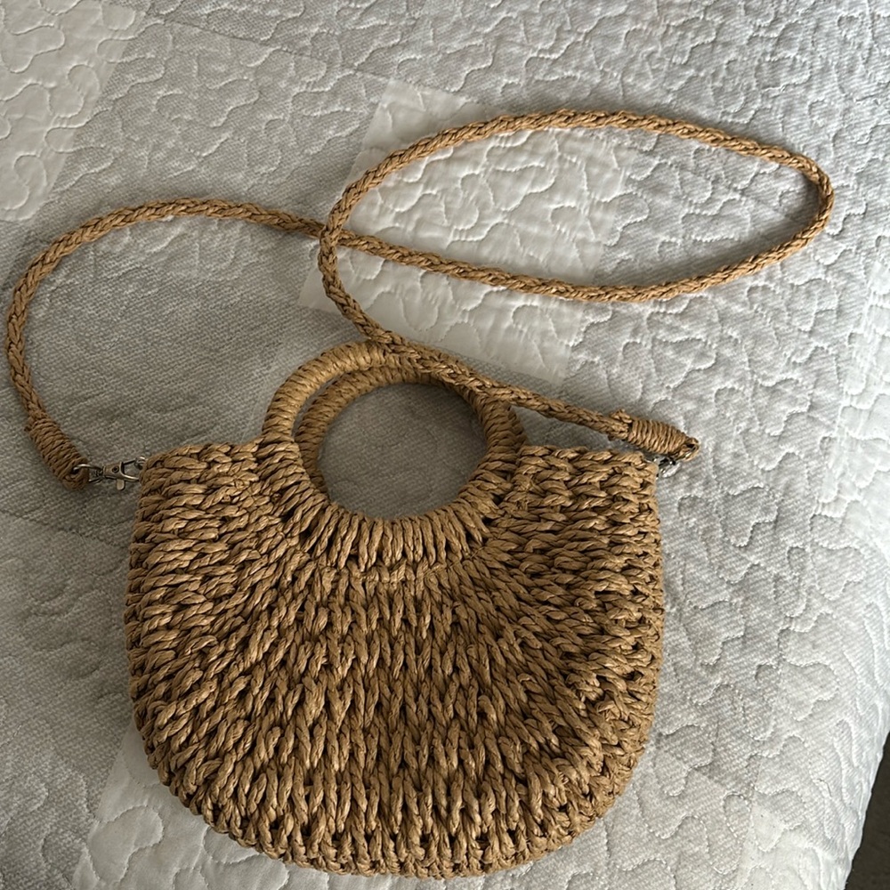 SHEIN straw crossbody bag
